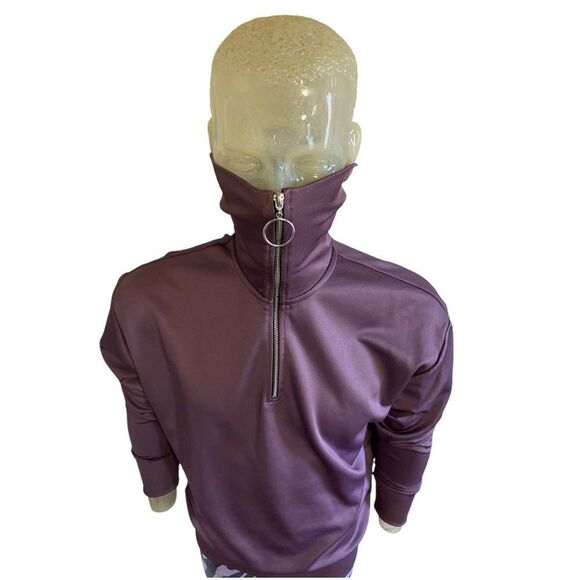 NOAK Lavender Lux Pullover with Zip-Collar - Picture 4 of 11